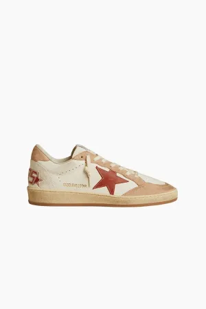 Golden Goose Ball Star Sneaker - White/ Red/ Pink GOLDEN GOOSE