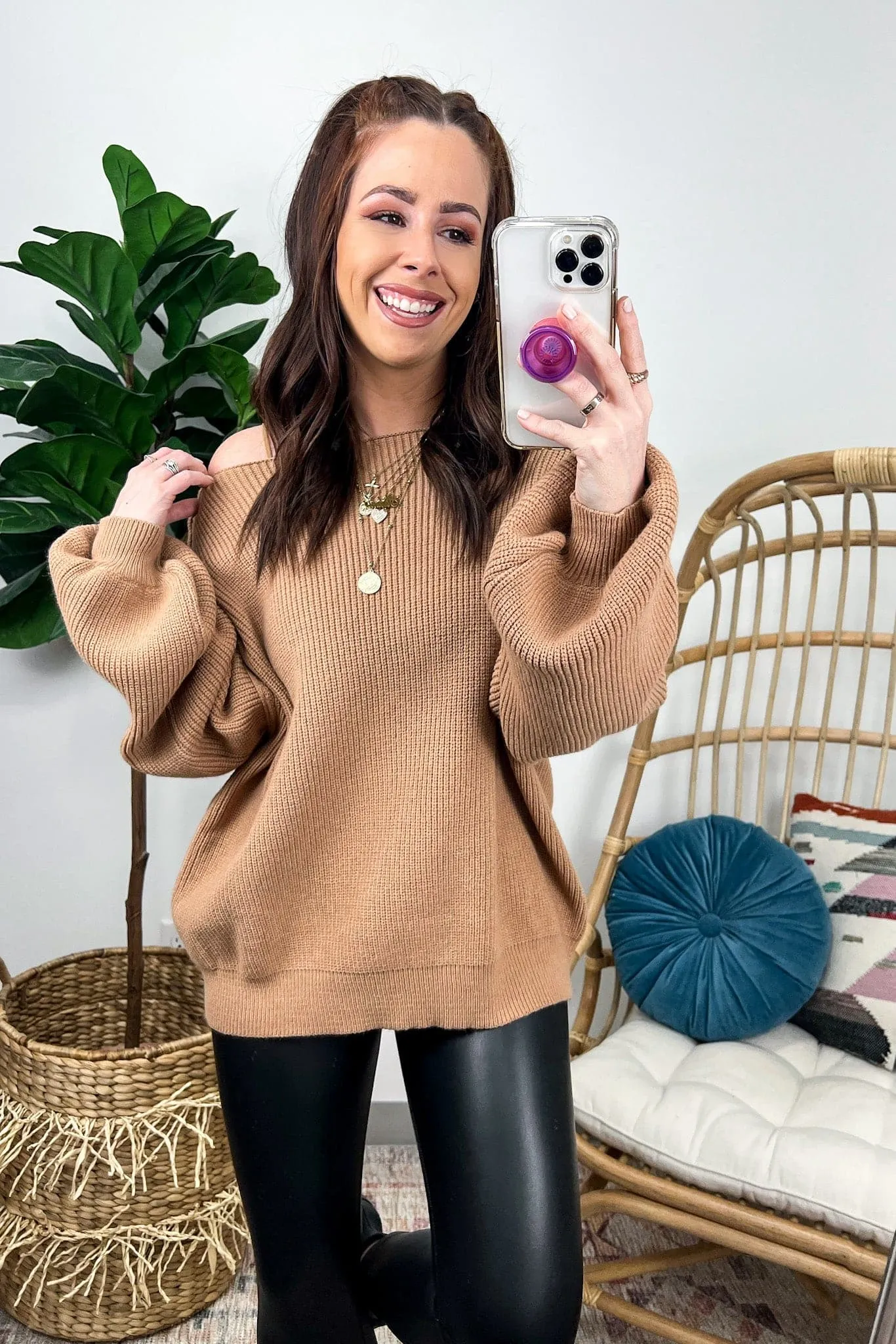 Gramm Boat Neck Ribbed Knit Sweater - FINAL SALE