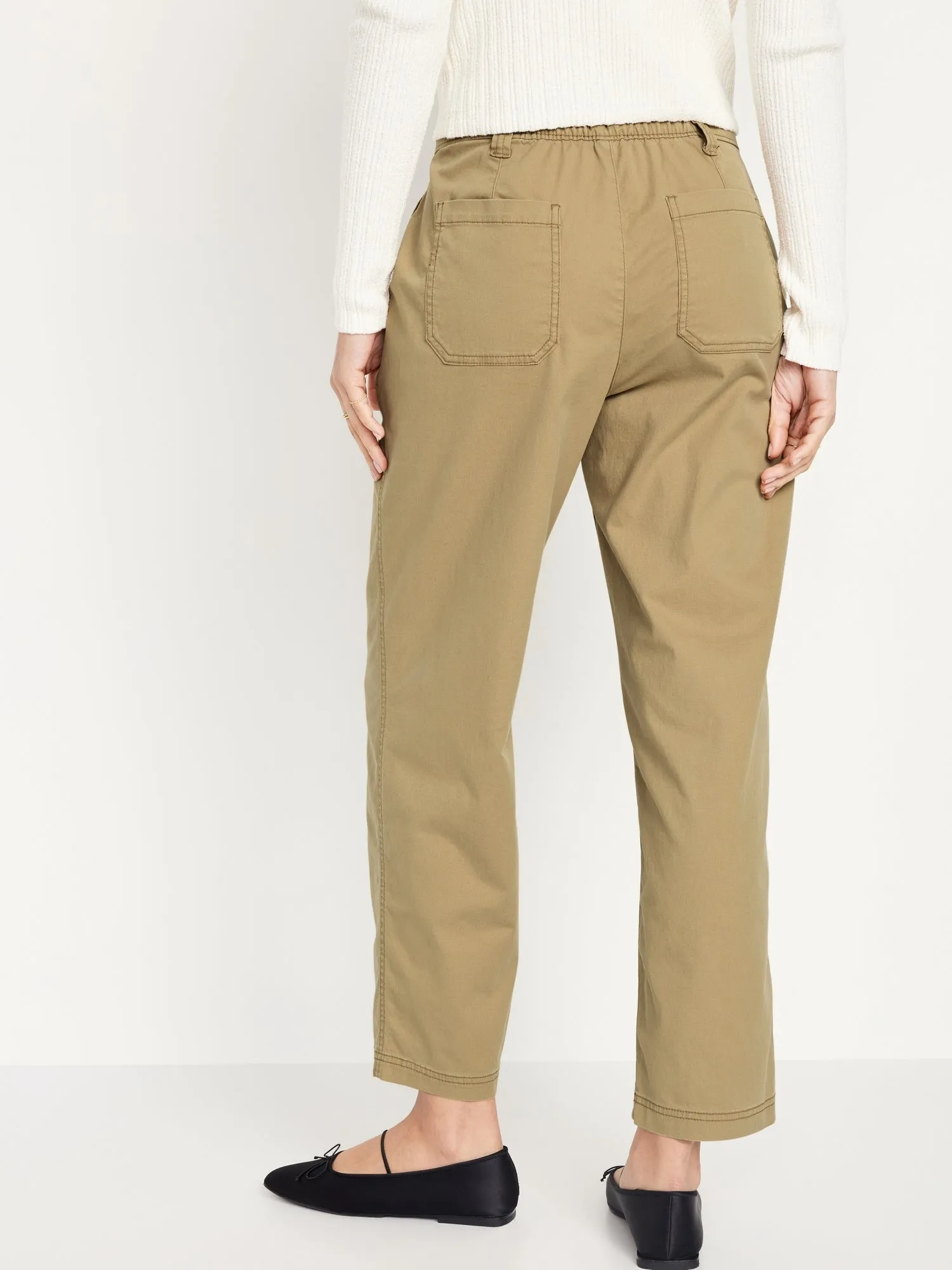 High-Waisted OGC Chino Pants for Women