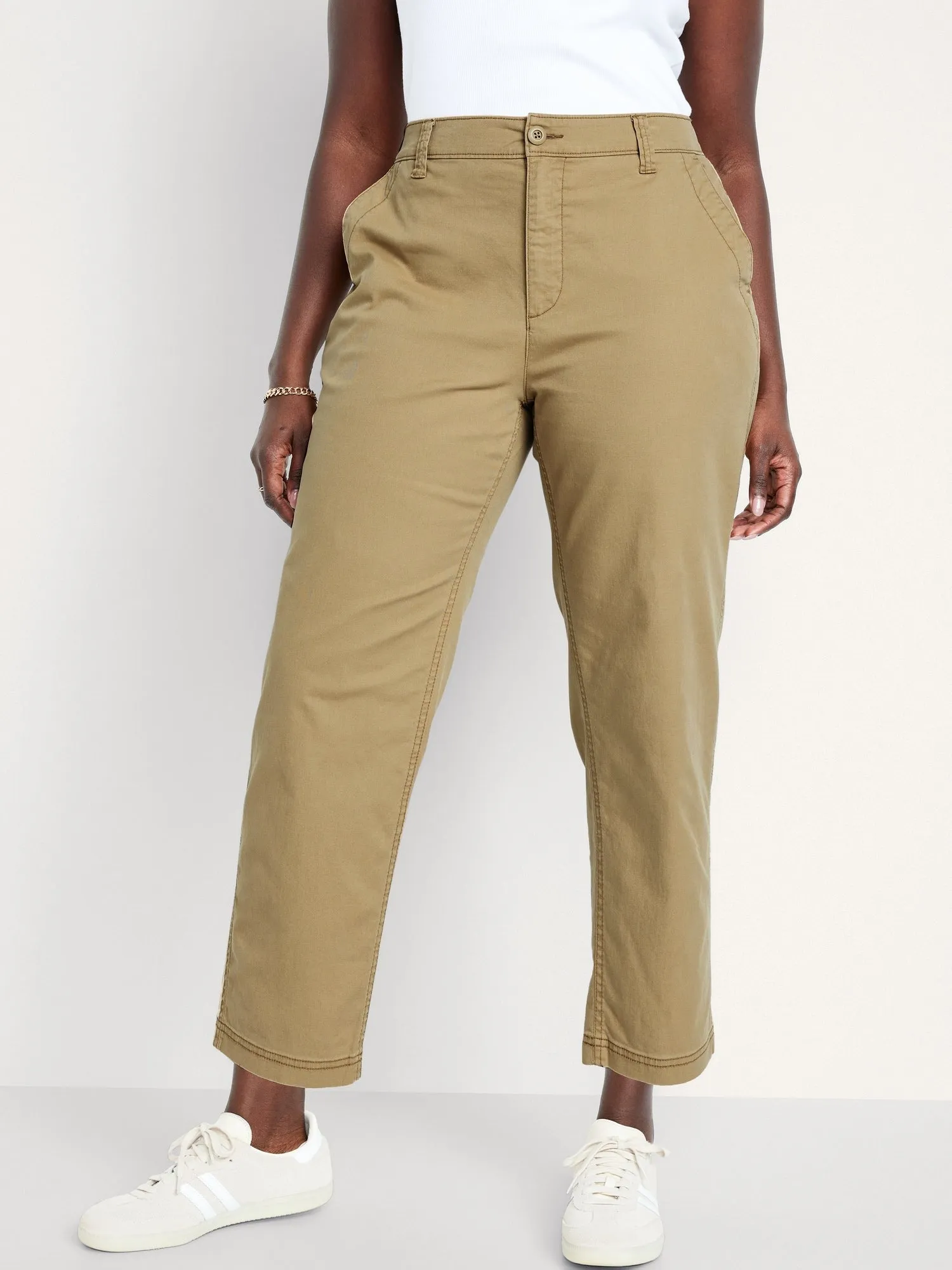 High-Waisted OGC Chino Pants for Women