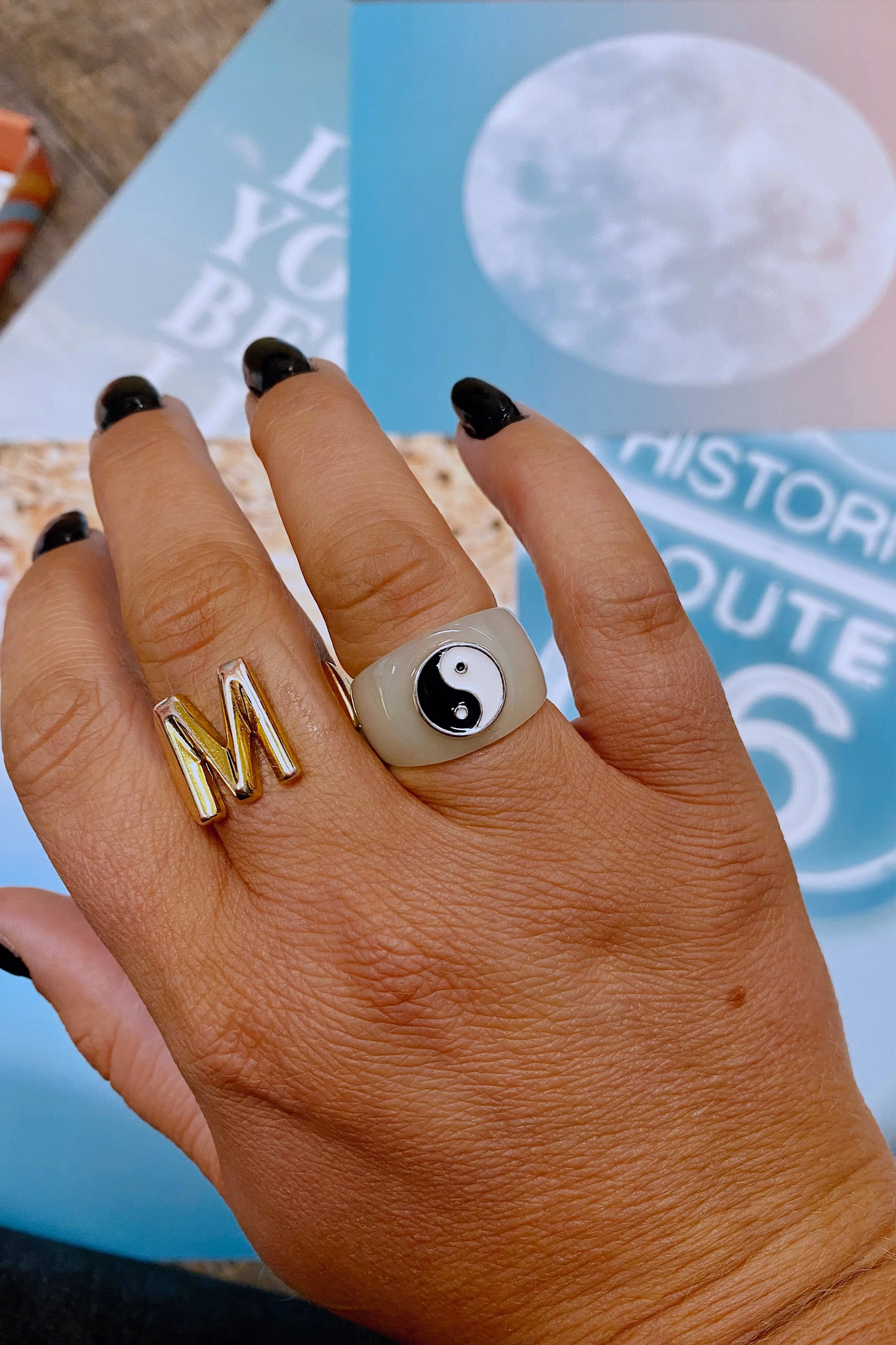 In the Balance Yin Yang Ring