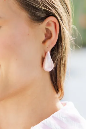 It's About Time Pink Earrings