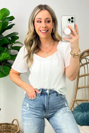 Kaleen Smocked Square Neck Top - FINAL SALE
