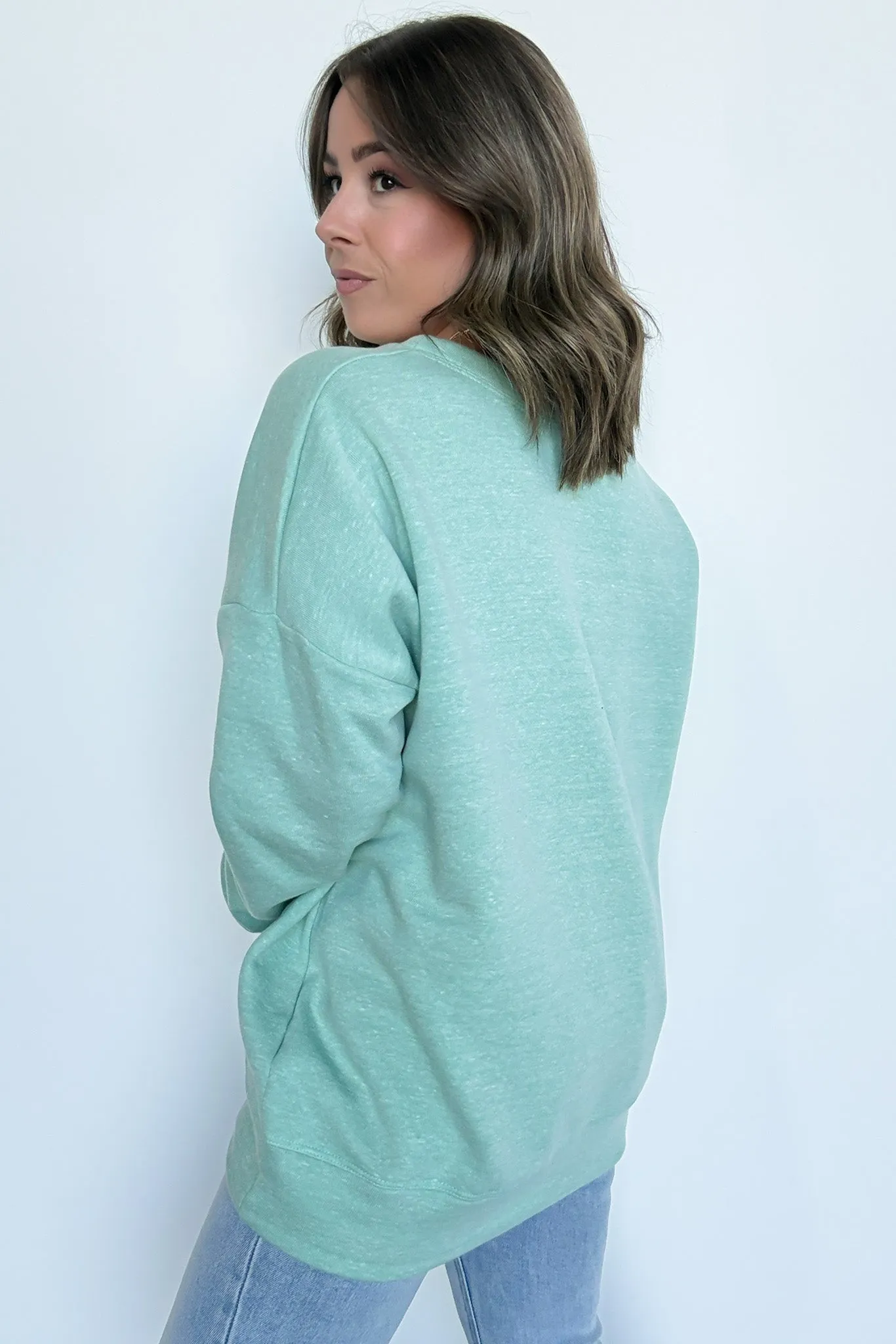 Korina Heathered Knit Oversized Sweatshirt - BACK IN STOCK
