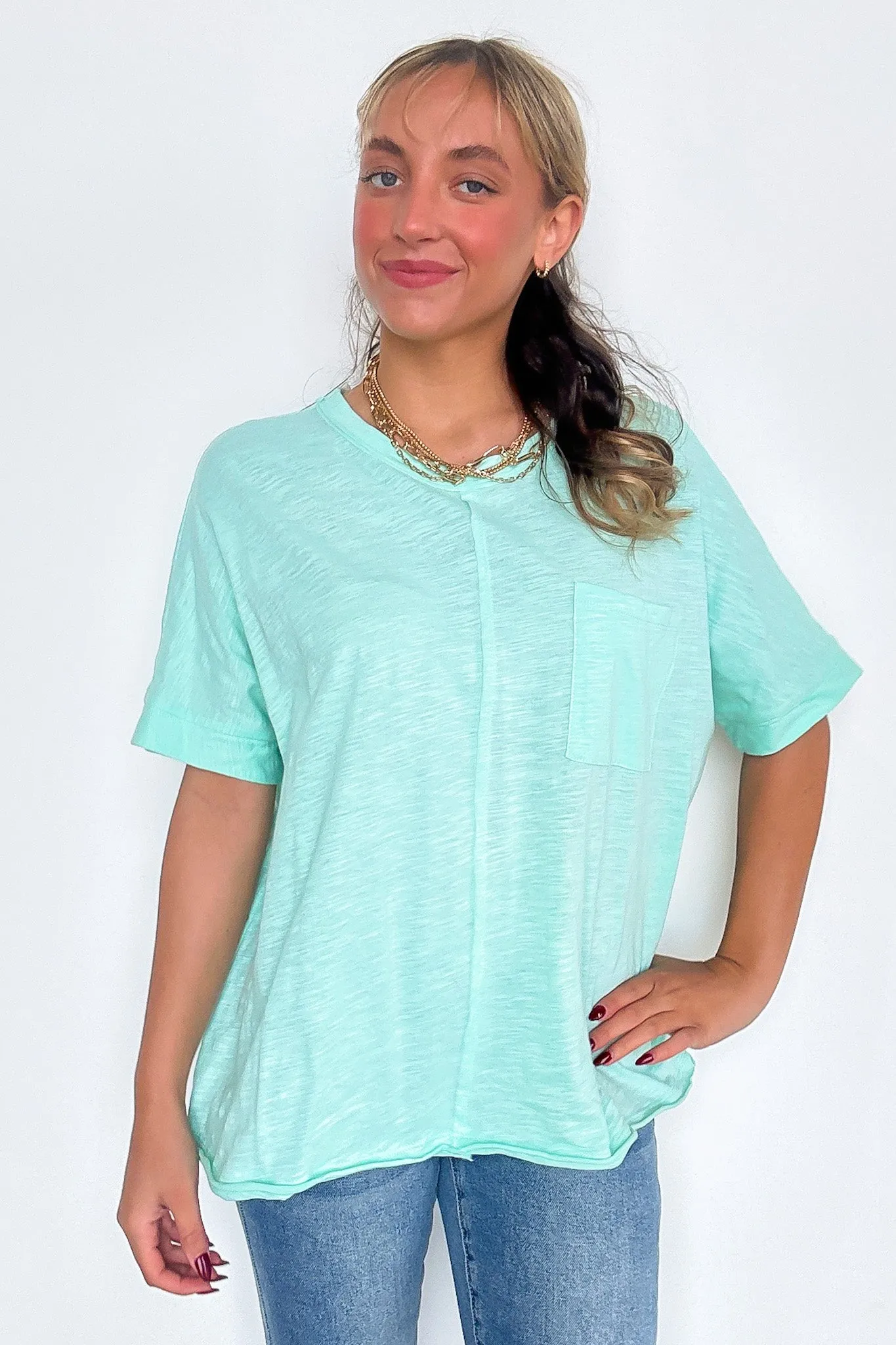 Live in Comfort Relaxed Pocket Tee - BACK IN STOCK