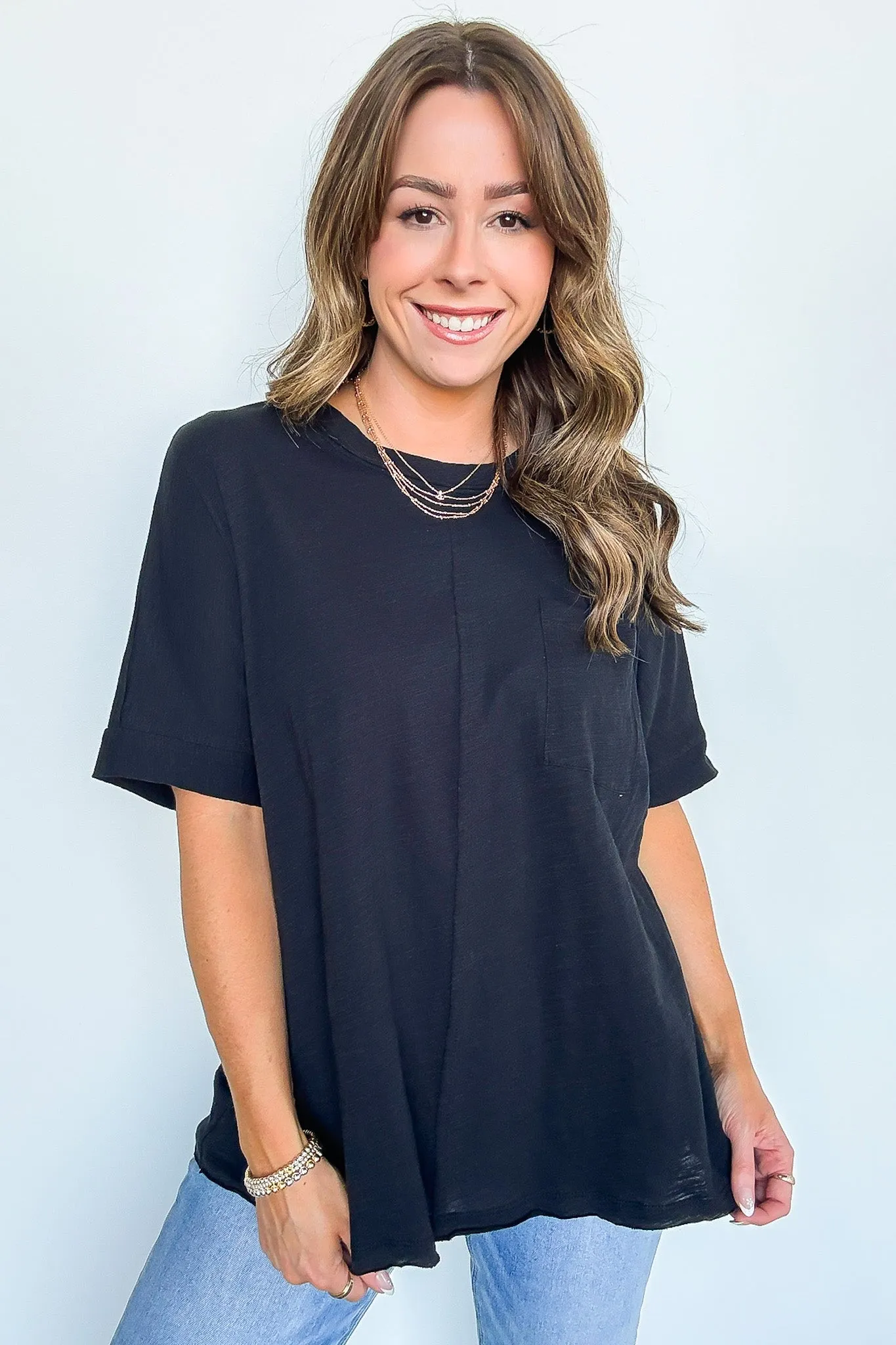Live in Comfort Relaxed Pocket Tee - BACK IN STOCK