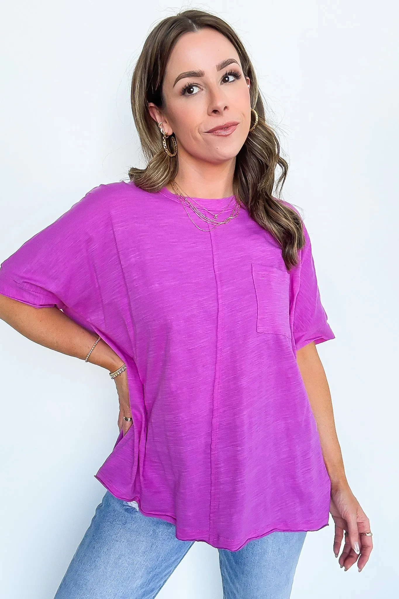 Live in Comfort Relaxed Pocket Tee - BACK IN STOCK