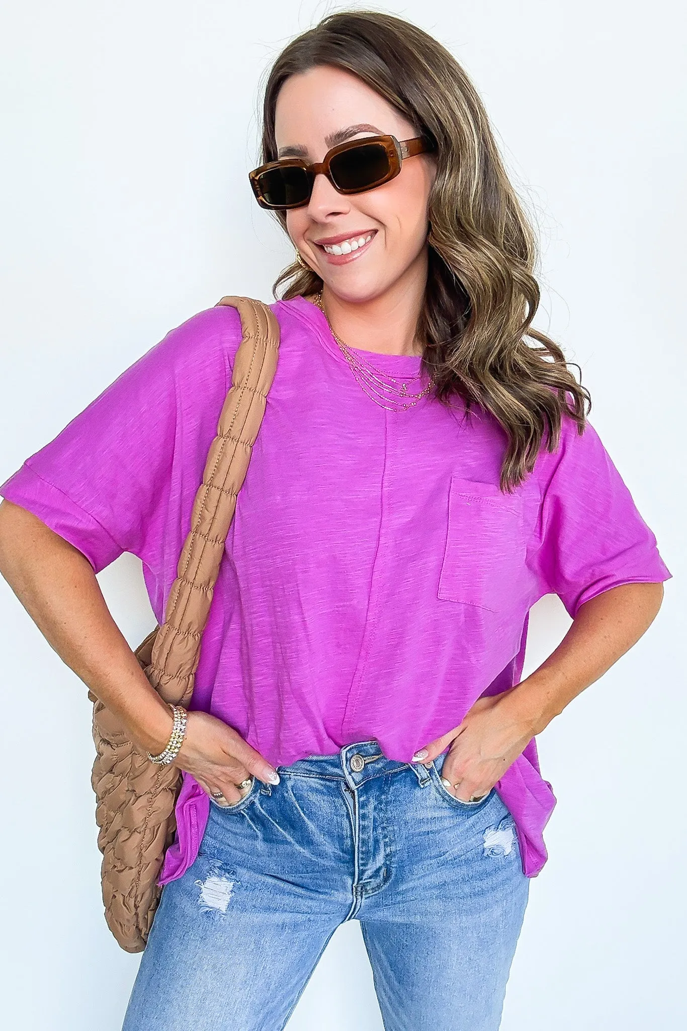 Live in Comfort Relaxed Pocket Tee - BACK IN STOCK