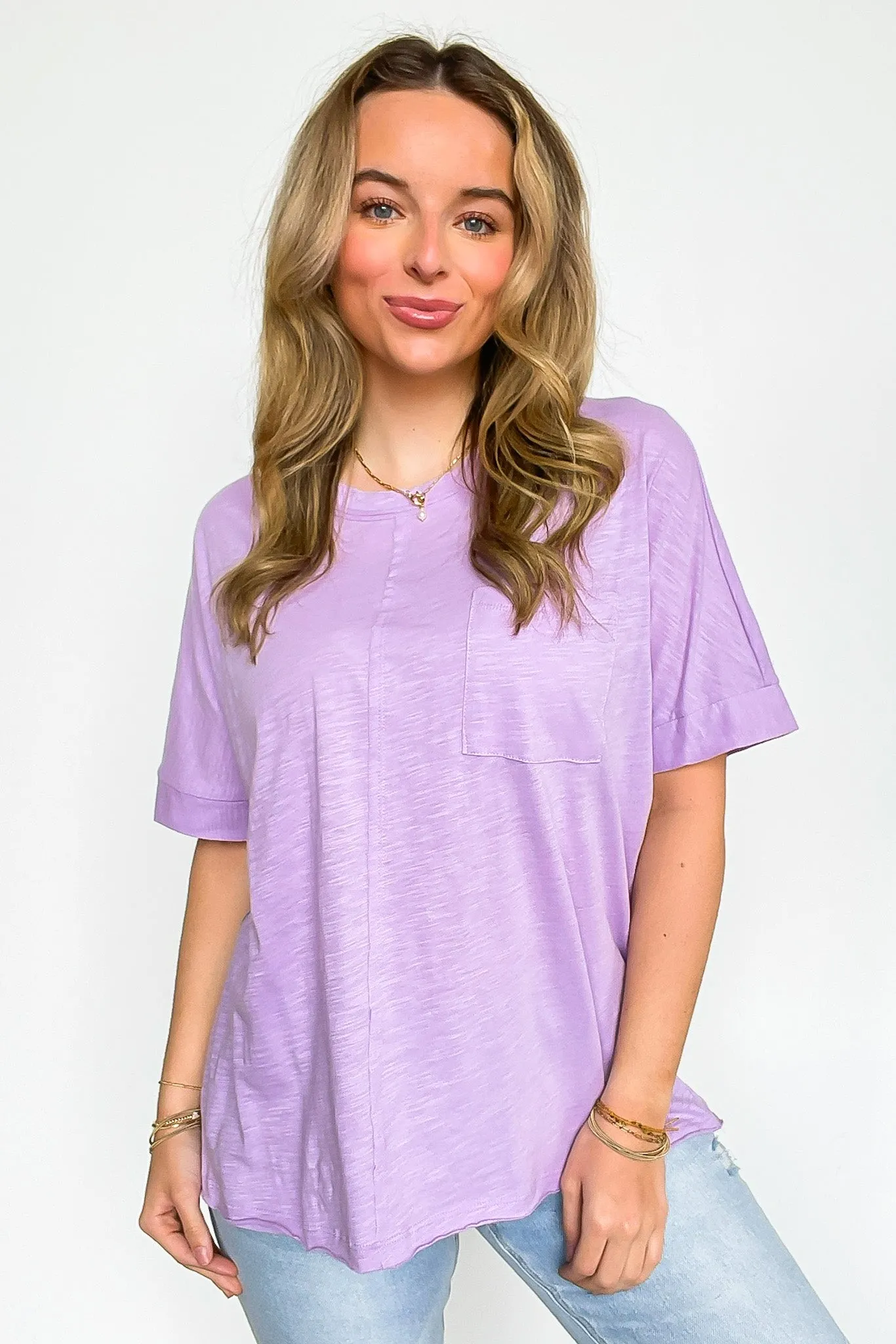 Live in Comfort Relaxed Pocket Tee - BACK IN STOCK