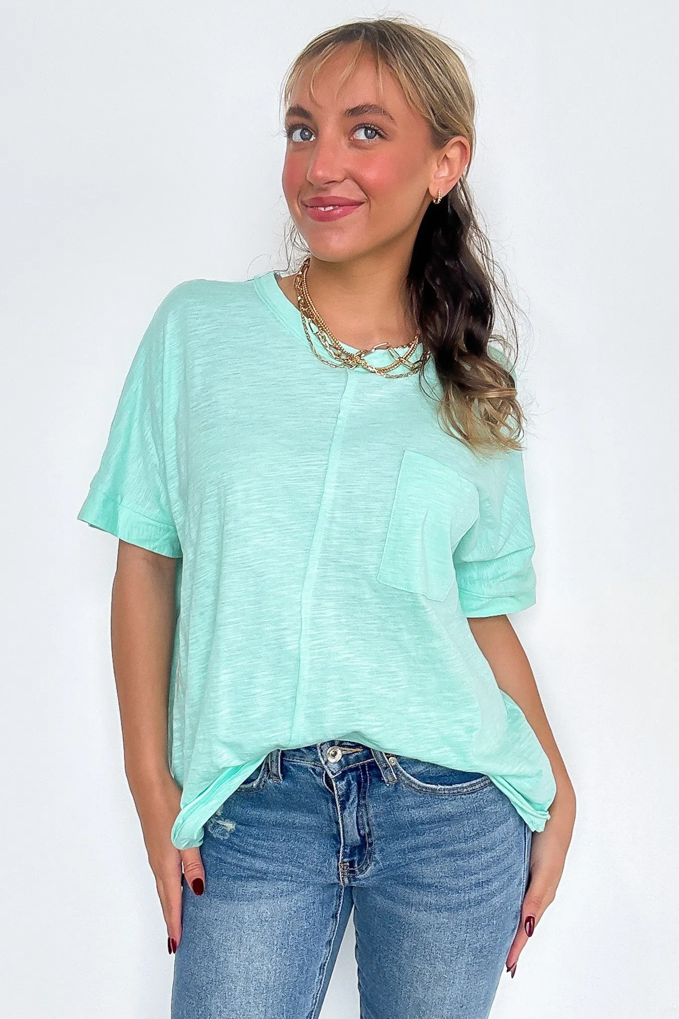 Live in Comfort Relaxed Pocket Tee - BACK IN STOCK