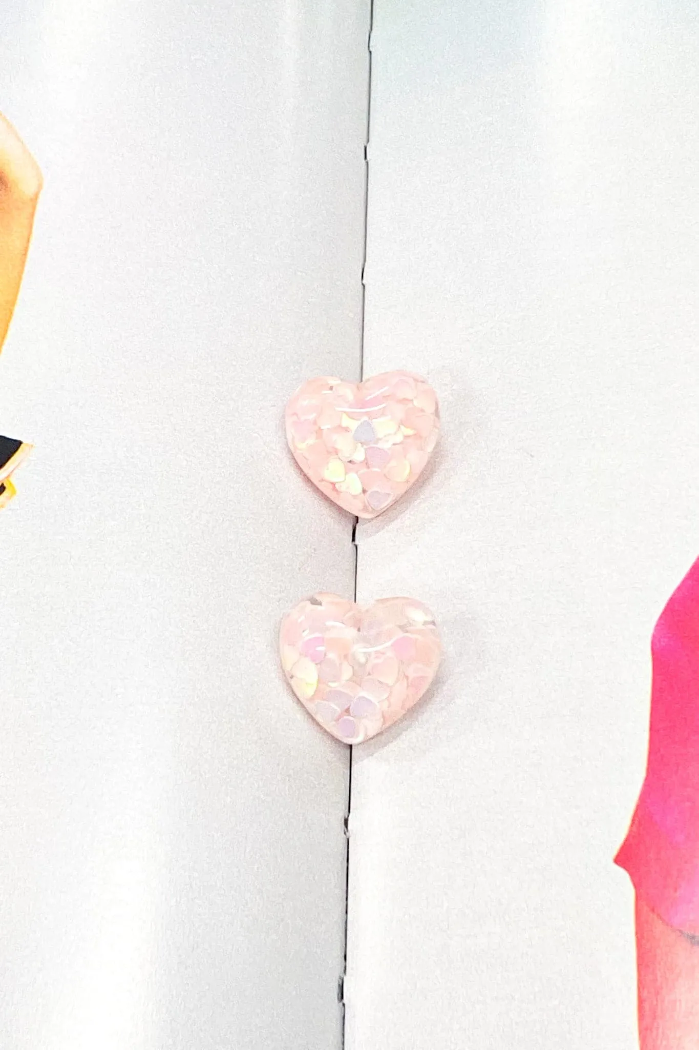 Love for All Confetti Heart Stud Earrings