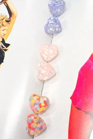 Love for All Confetti Heart Stud Earrings