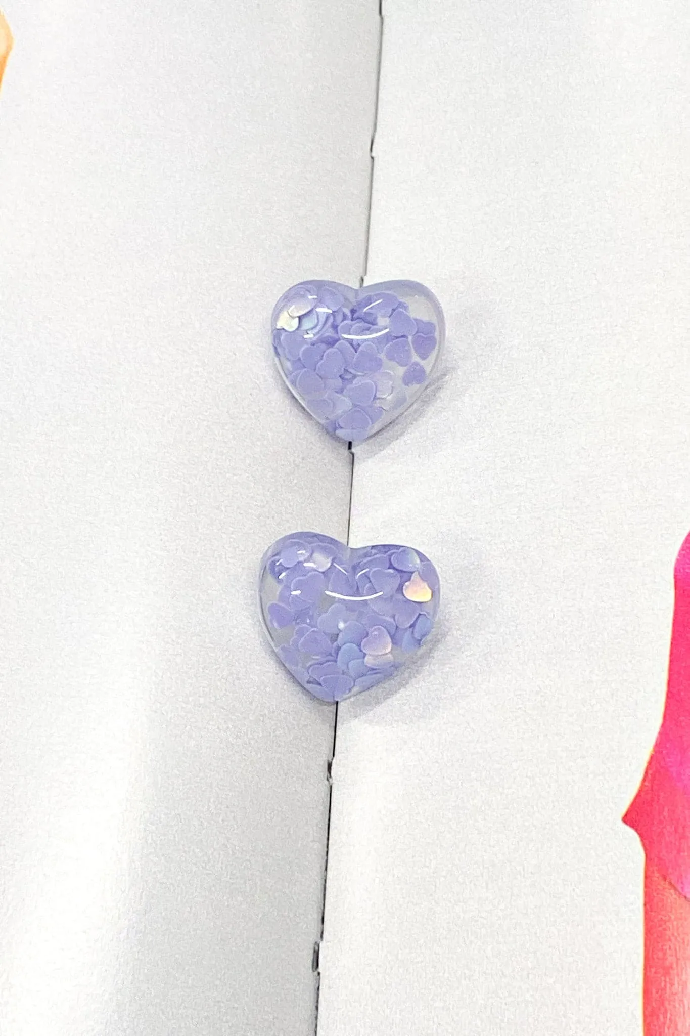 Love for All Confetti Heart Stud Earrings
