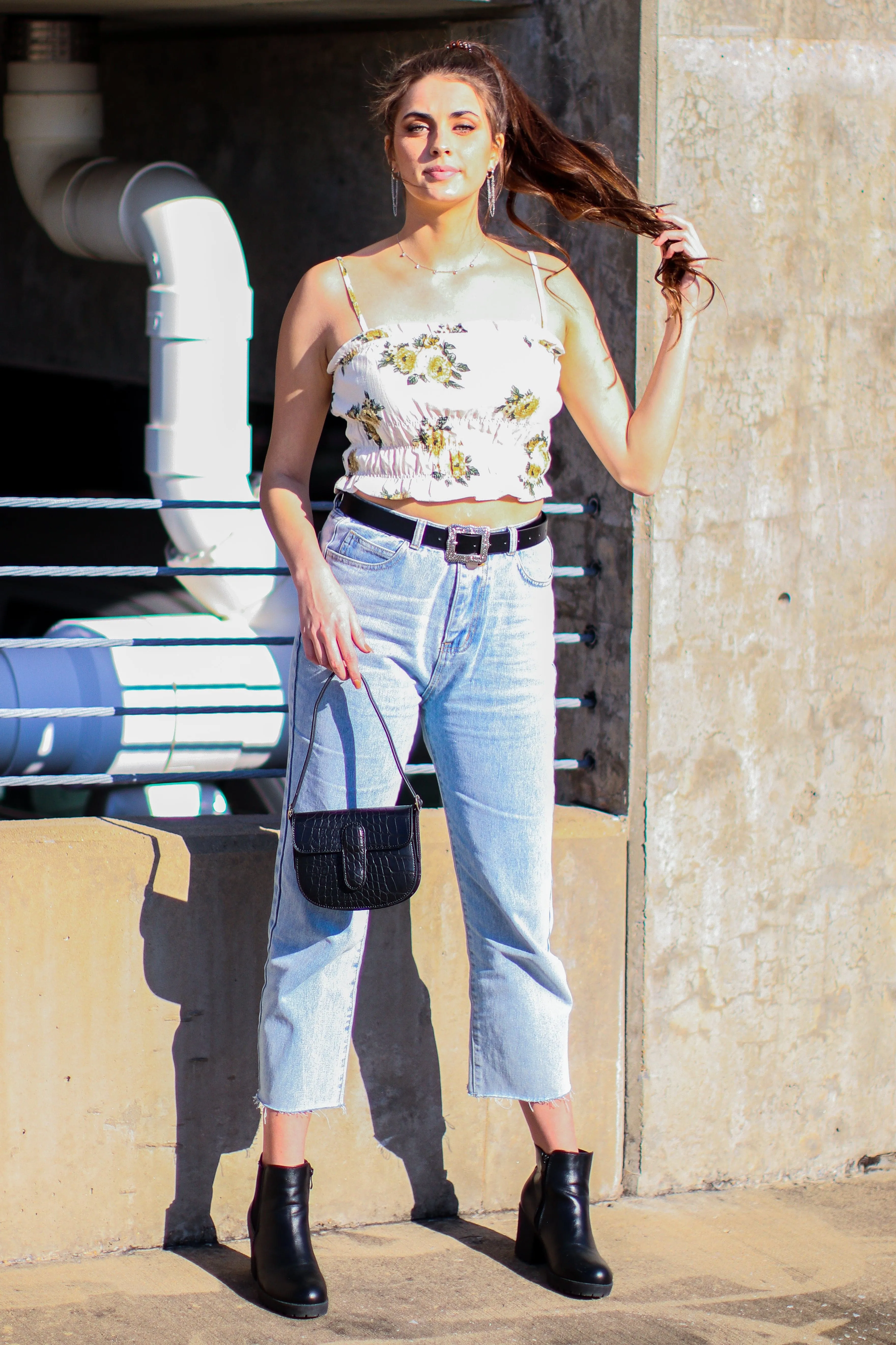 Love so Sweet Smocked Floral Top - FINAL SALE