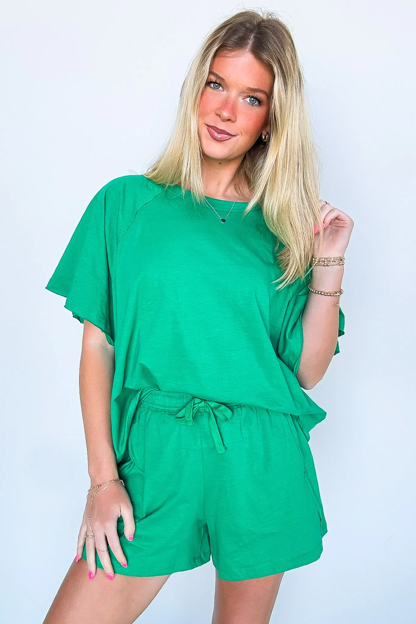 Lucy Oversized Short Sleeve Top