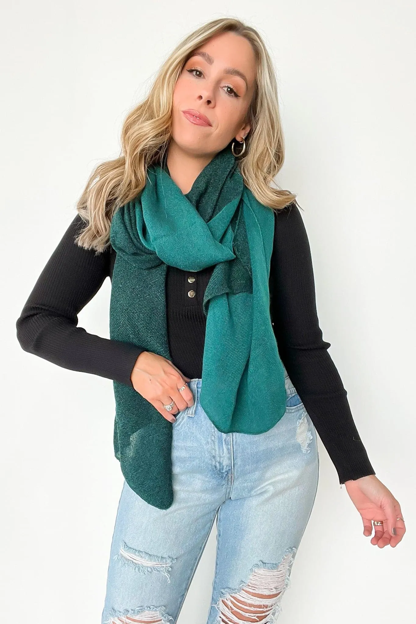 Luiza Color Block Duo Lightweight Scarf - FINAL SALE
