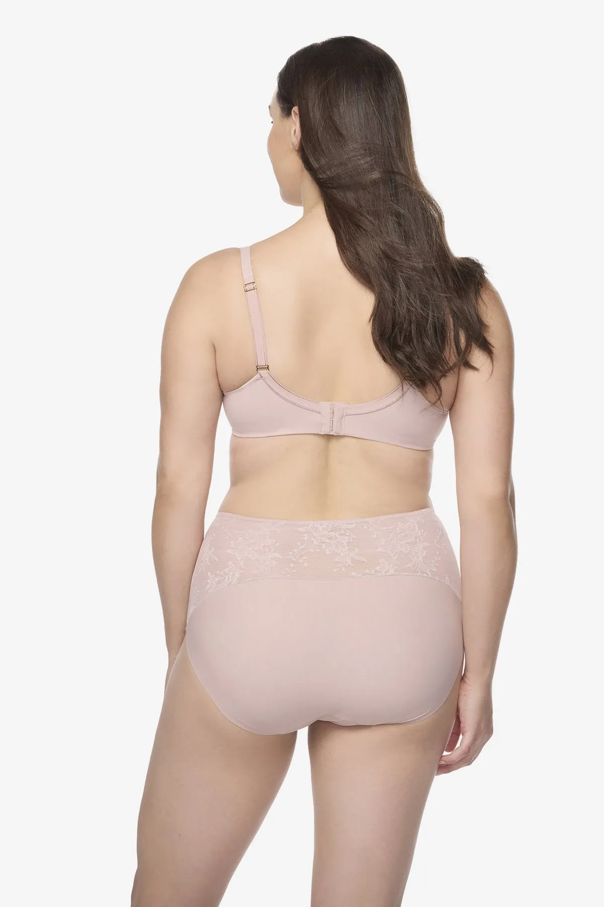Luxe Dreamer Modern Brief in Adobe Rose