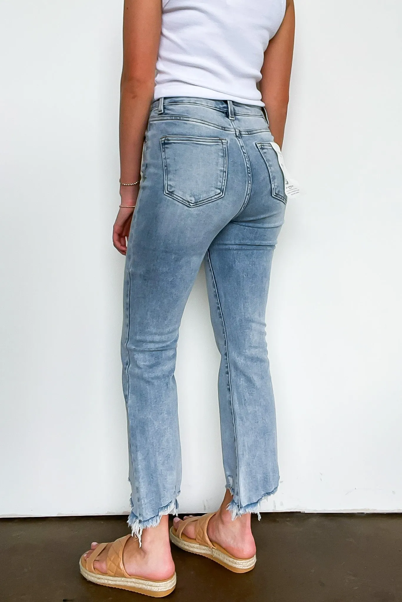 Maribel High Rise Cropped Flare Jeans