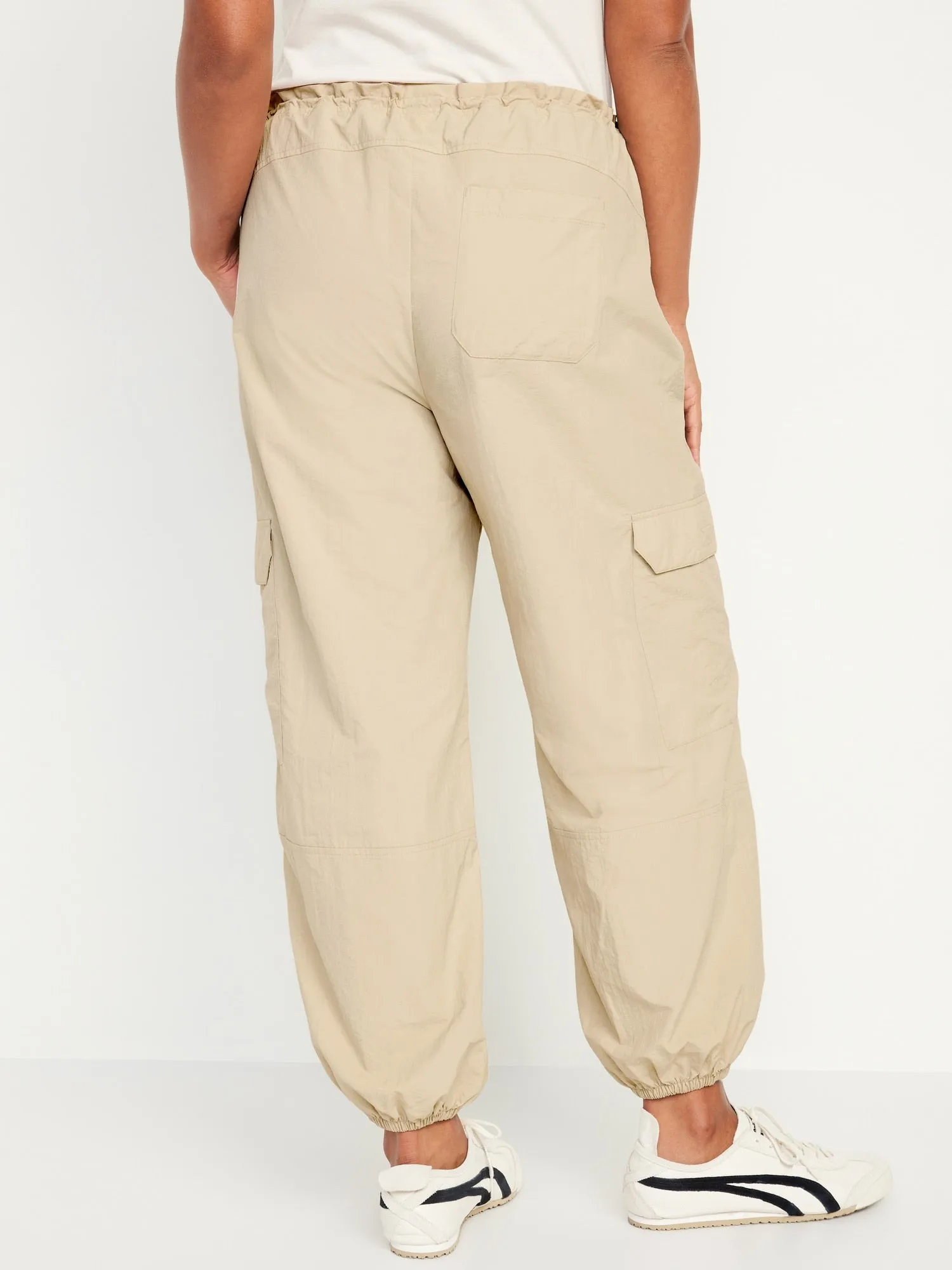 Mid-Rise Cargo Performance Pants for Women