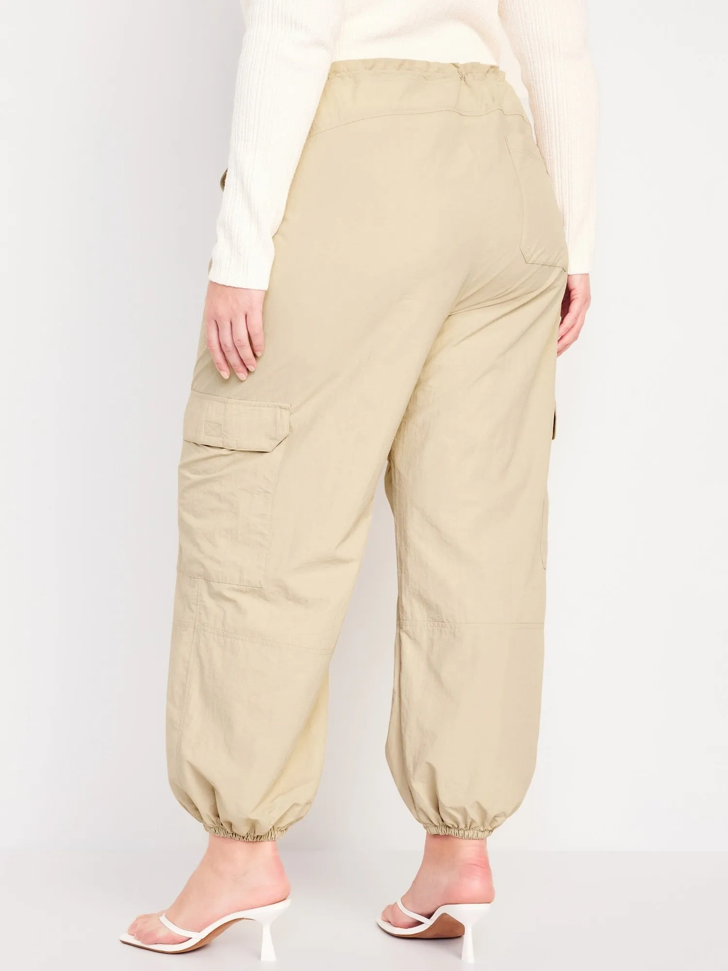 Mid-Rise Cargo Performance Pants for Women