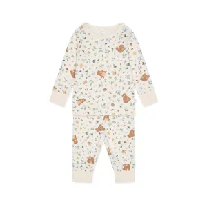 MORI Bear Print Pyjamas - Honey Bear Print