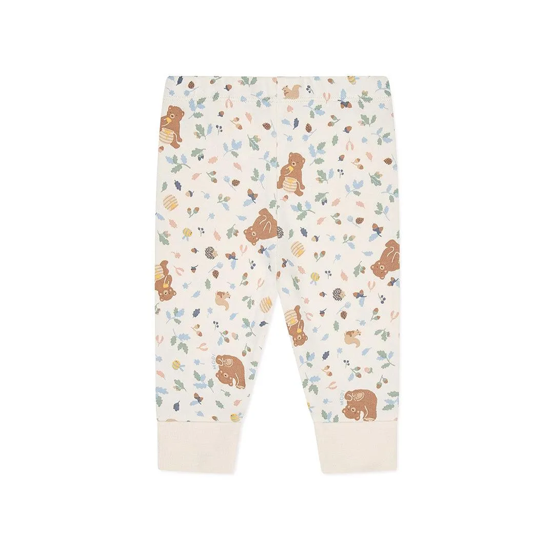 MORI Bear Print Pyjamas - Honey Bear Print