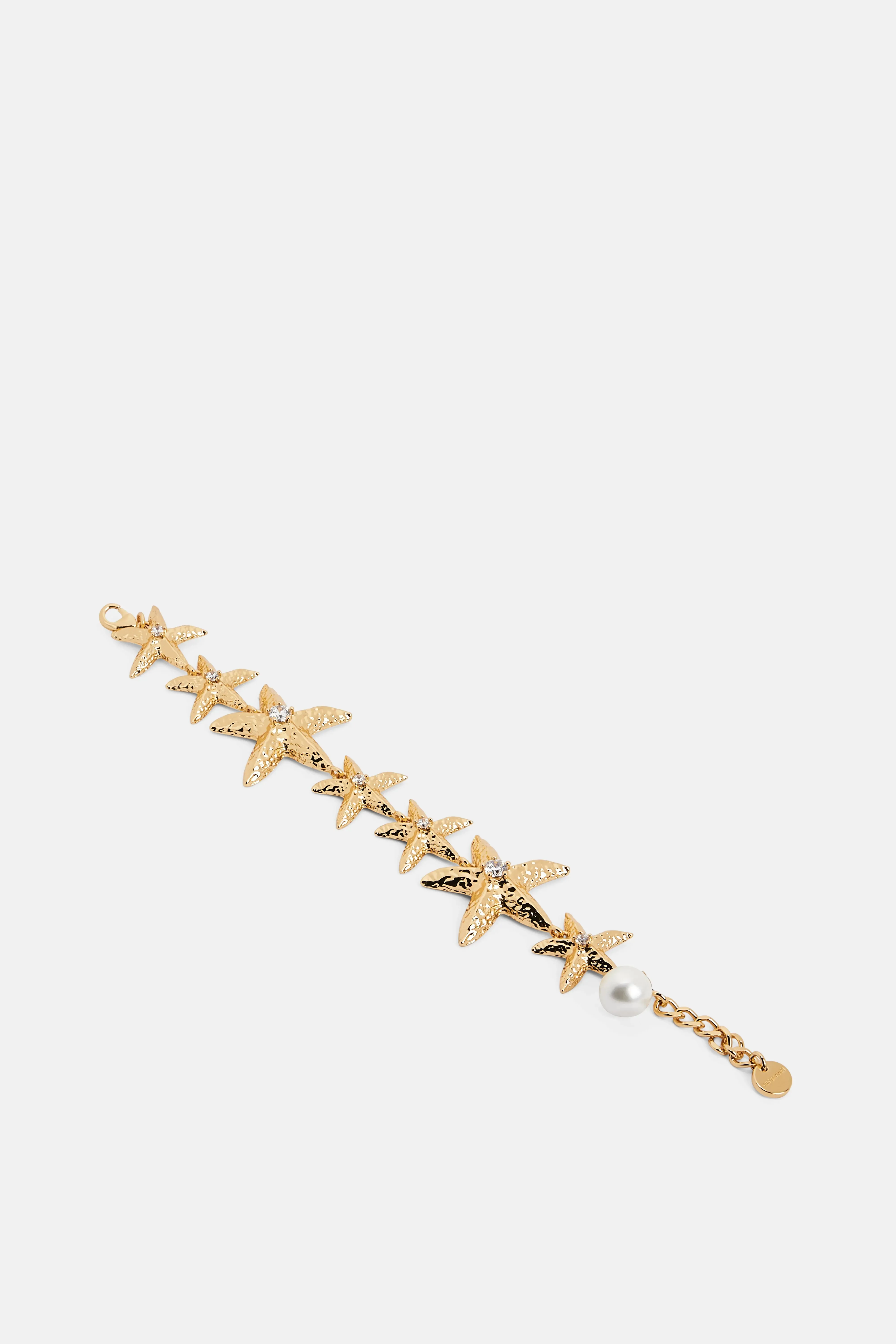 Mottled Sea Star Bracelet in Gold