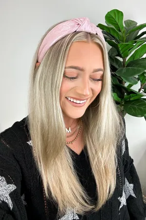 Nalani Metallic Knotted Headband