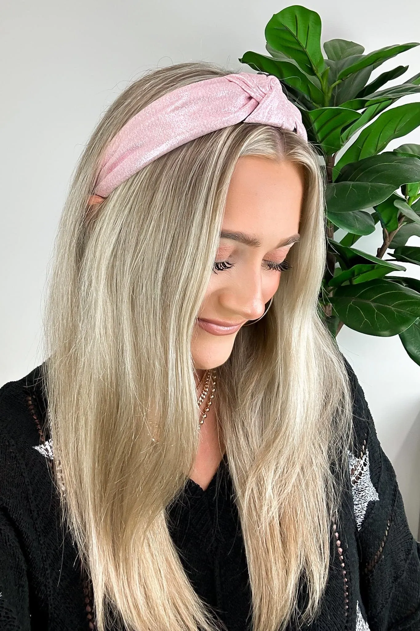Nalani Metallic Knotted Headband
