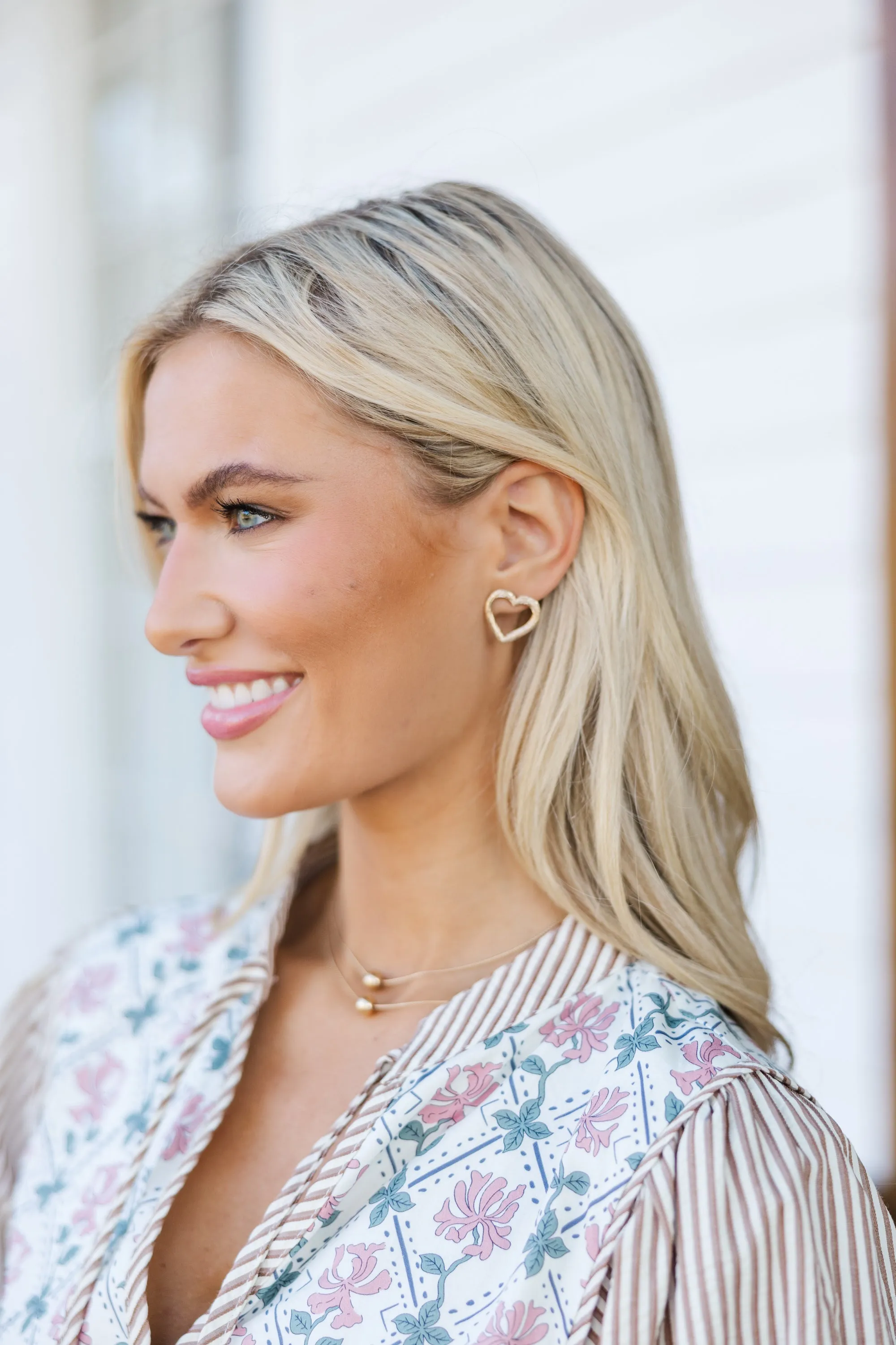 On Your Way Gold Earrings