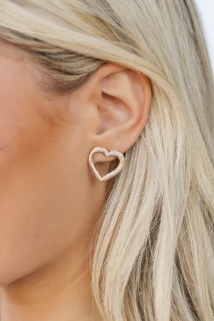 On Your Way Gold Earrings