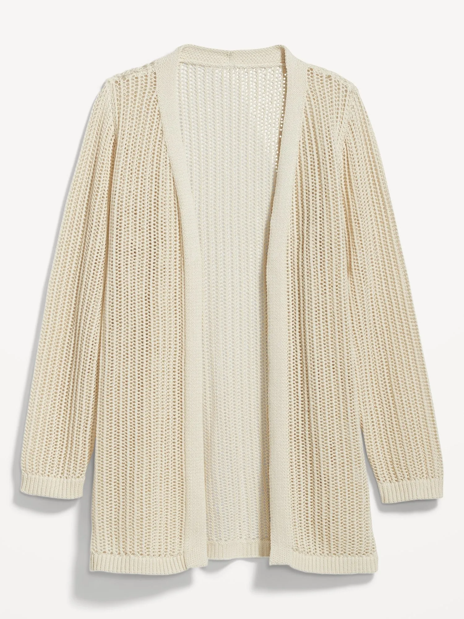 Open-Front Longline Sweater for Women