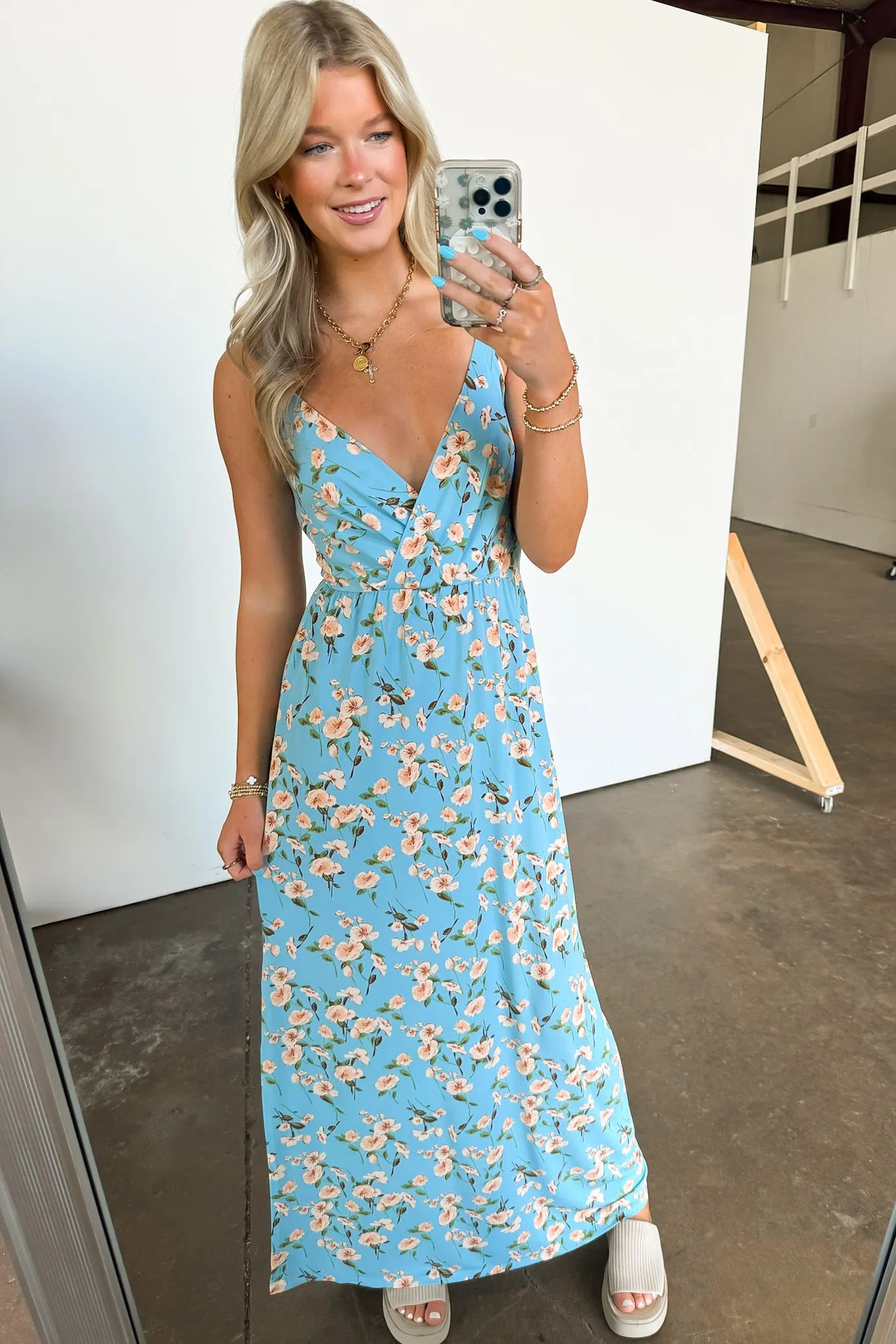 Perfectly Flirtatious V-Neck Floral Dress - FINAL SALE