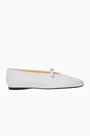 Proenza Schouler Tee Mary Jane Flats - White PROENZA SCHOULER