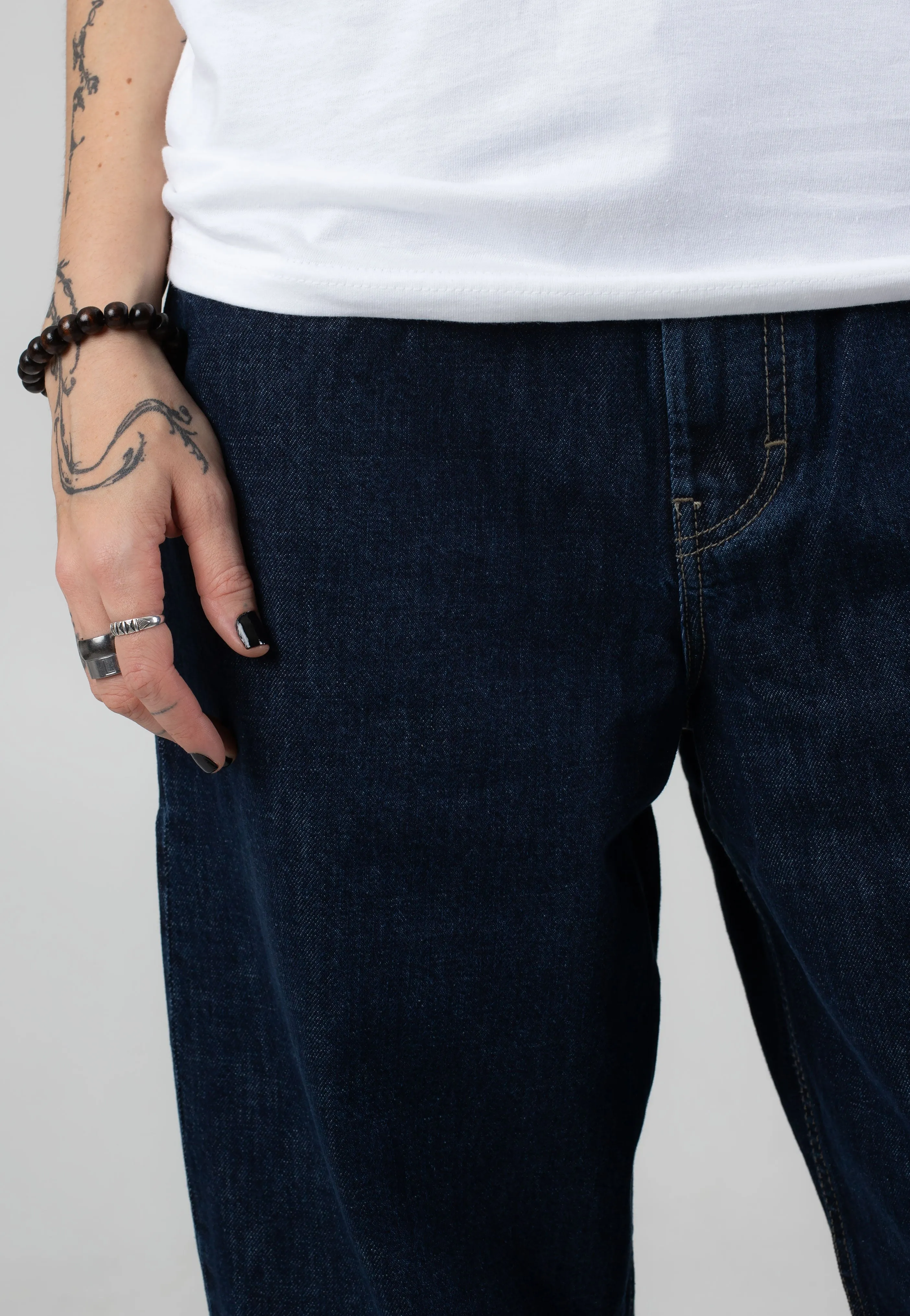 REELL - Women Chlo Baggy Iconic Dark Stone - Jeans