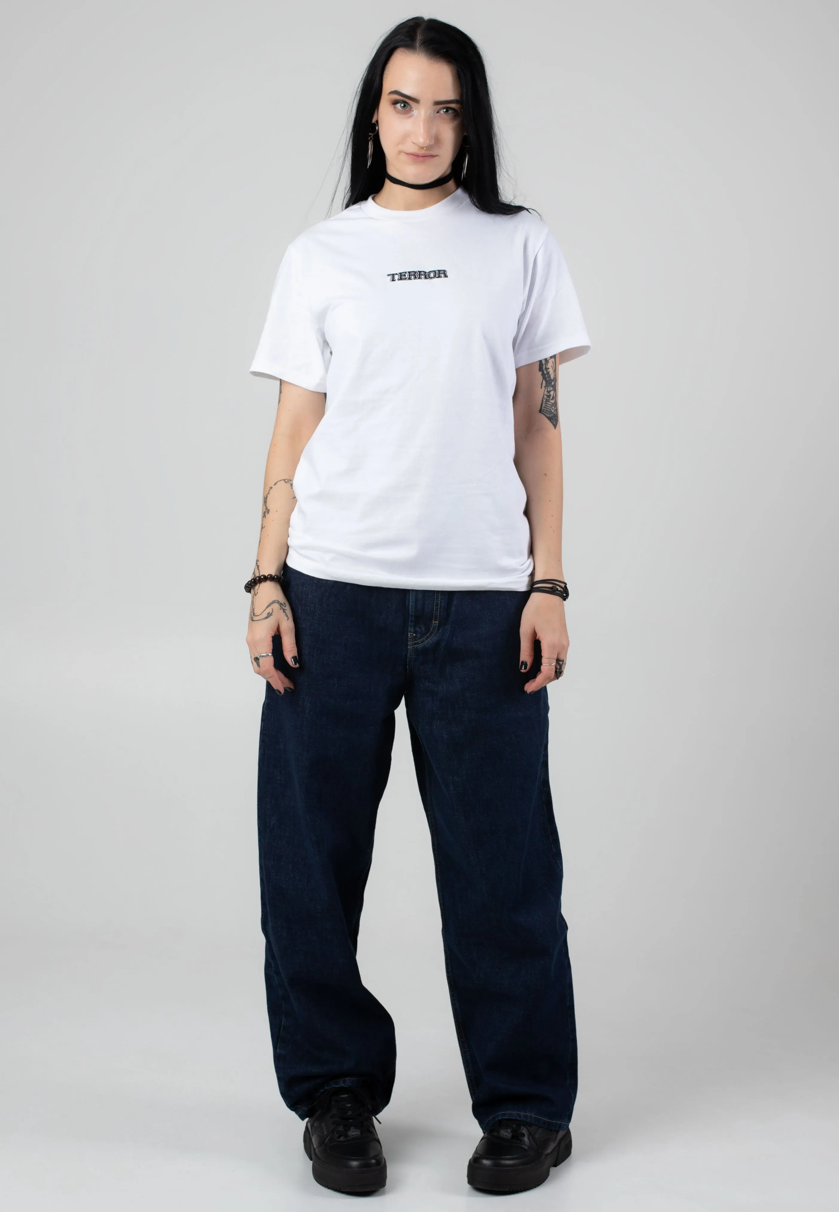 REELL - Women Chlo Baggy Iconic Dark Stone - Jeans