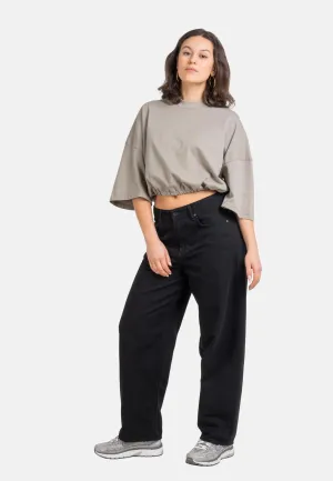 REELL - Women Chlo Baggy Intense Black - Jeans
