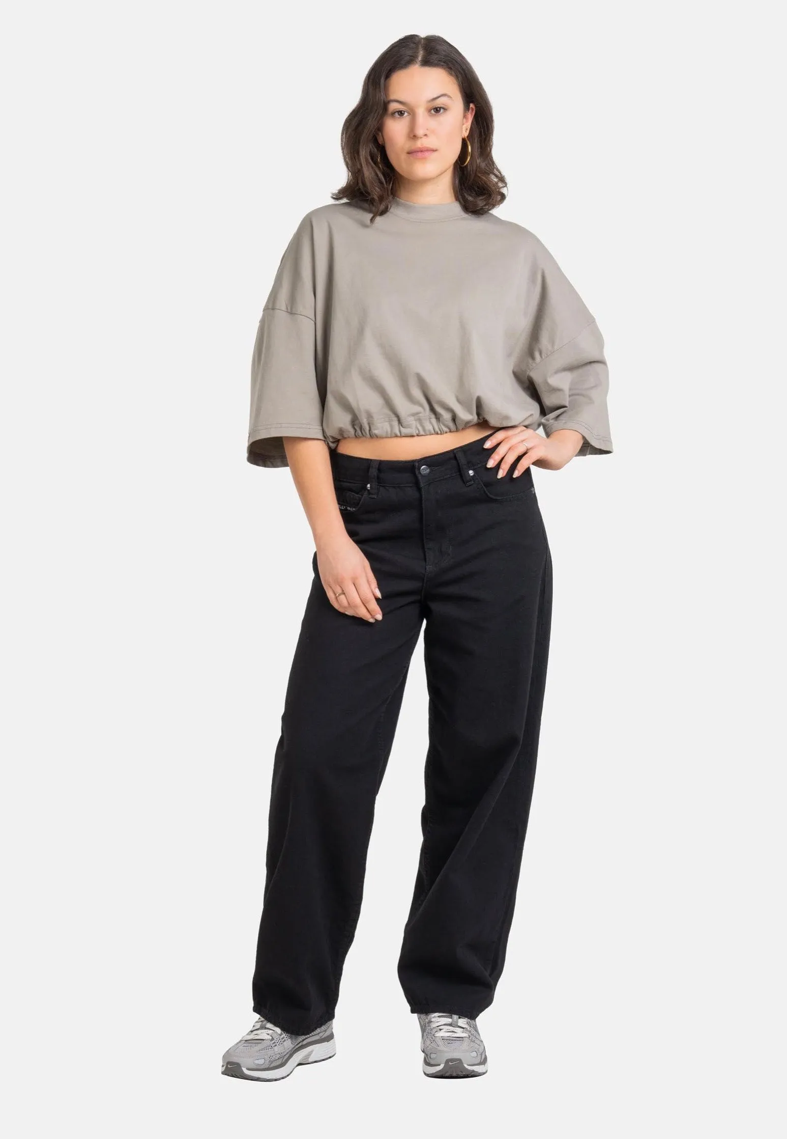REELL - Women Chlo Baggy Intense Black - Jeans