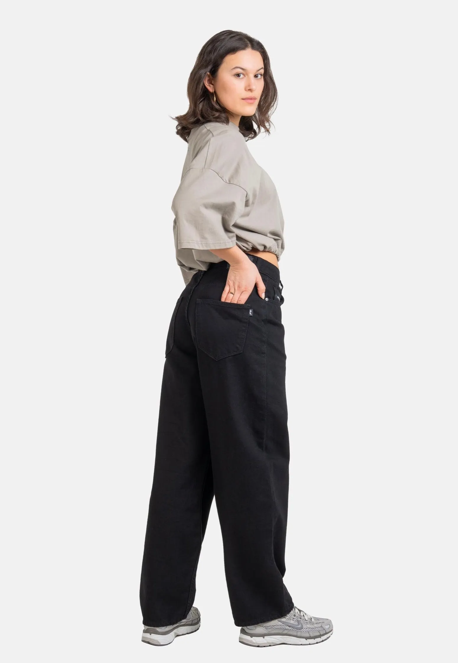 REELL - Women Chlo Baggy Intense Black - Jeans
