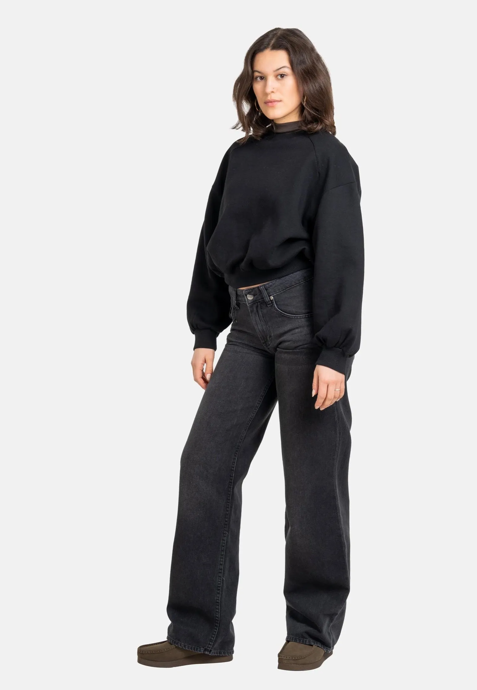 REELL - Women Holly Dark Grey Stone - Jeans