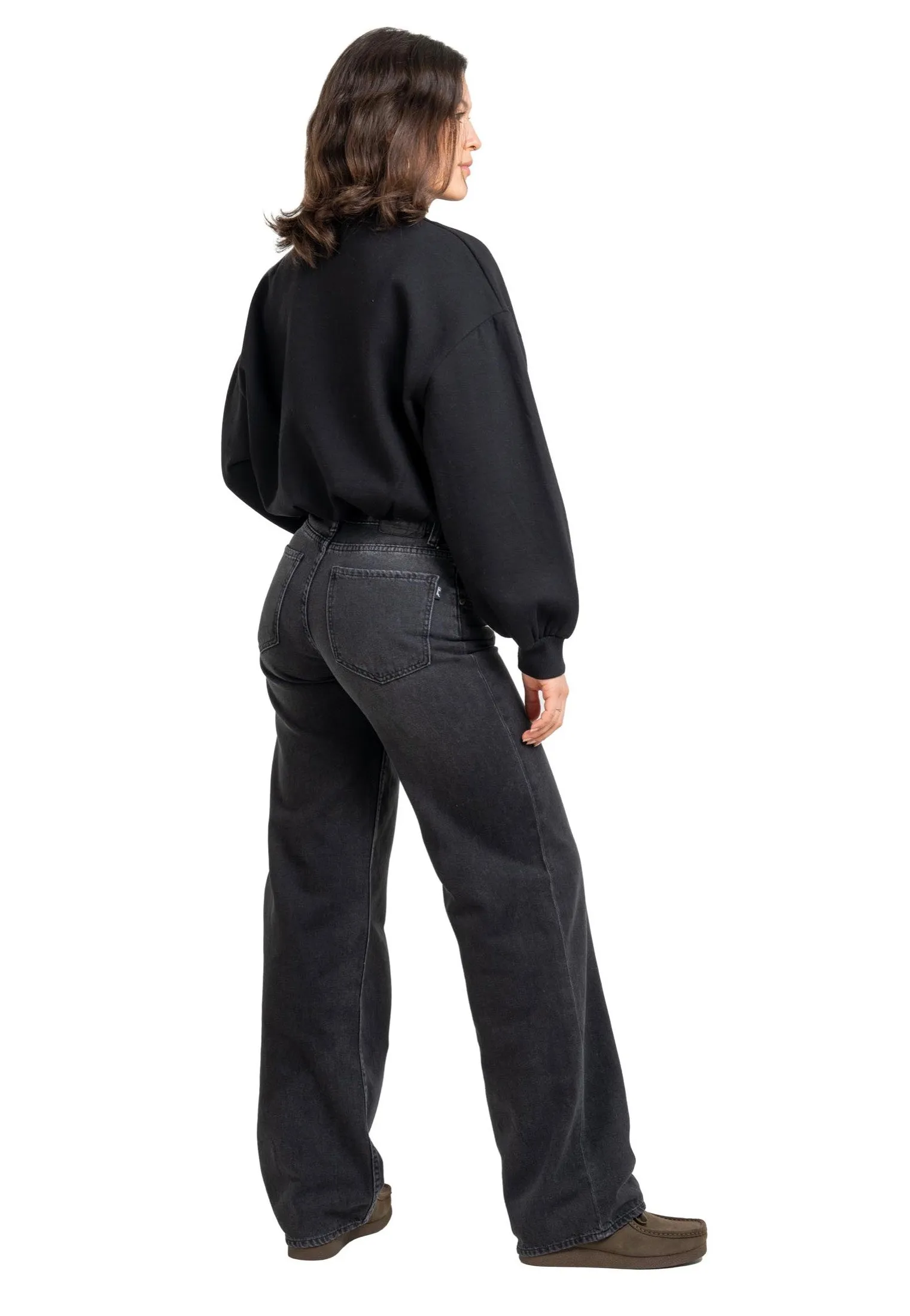 REELL - Women Holly Dark Grey Stone - Jeans