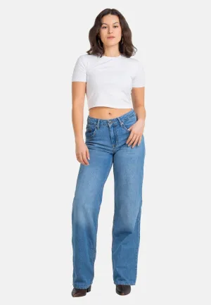 REELL - Women Holly Sky Blue Stone - Jeans