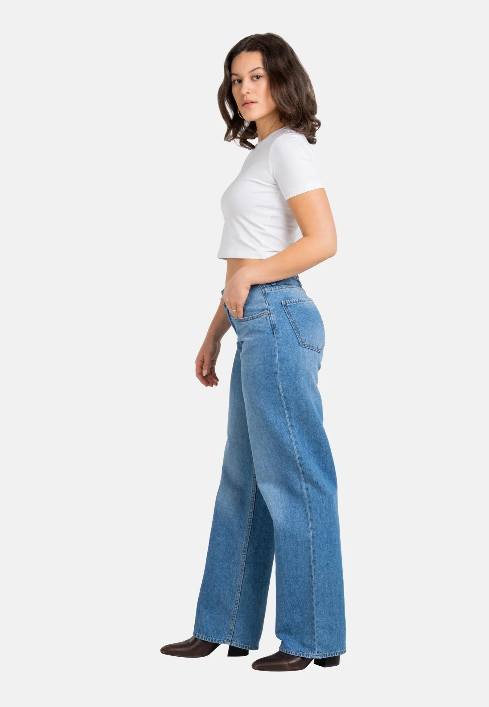 REELL - Women Holly Sky Blue Stone - Jeans