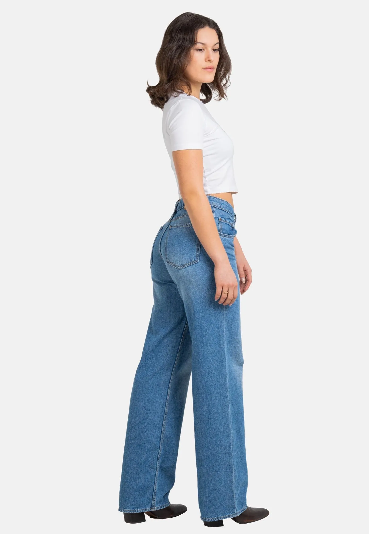 REELL - Women Holly Sky Blue Stone - Jeans