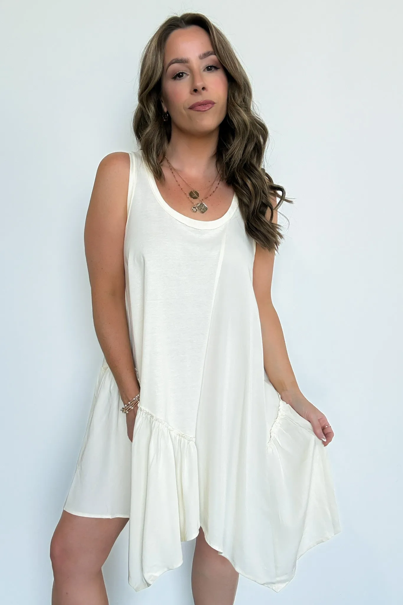 Right Moment Asymmetric Flare Dress - FINAL SALE