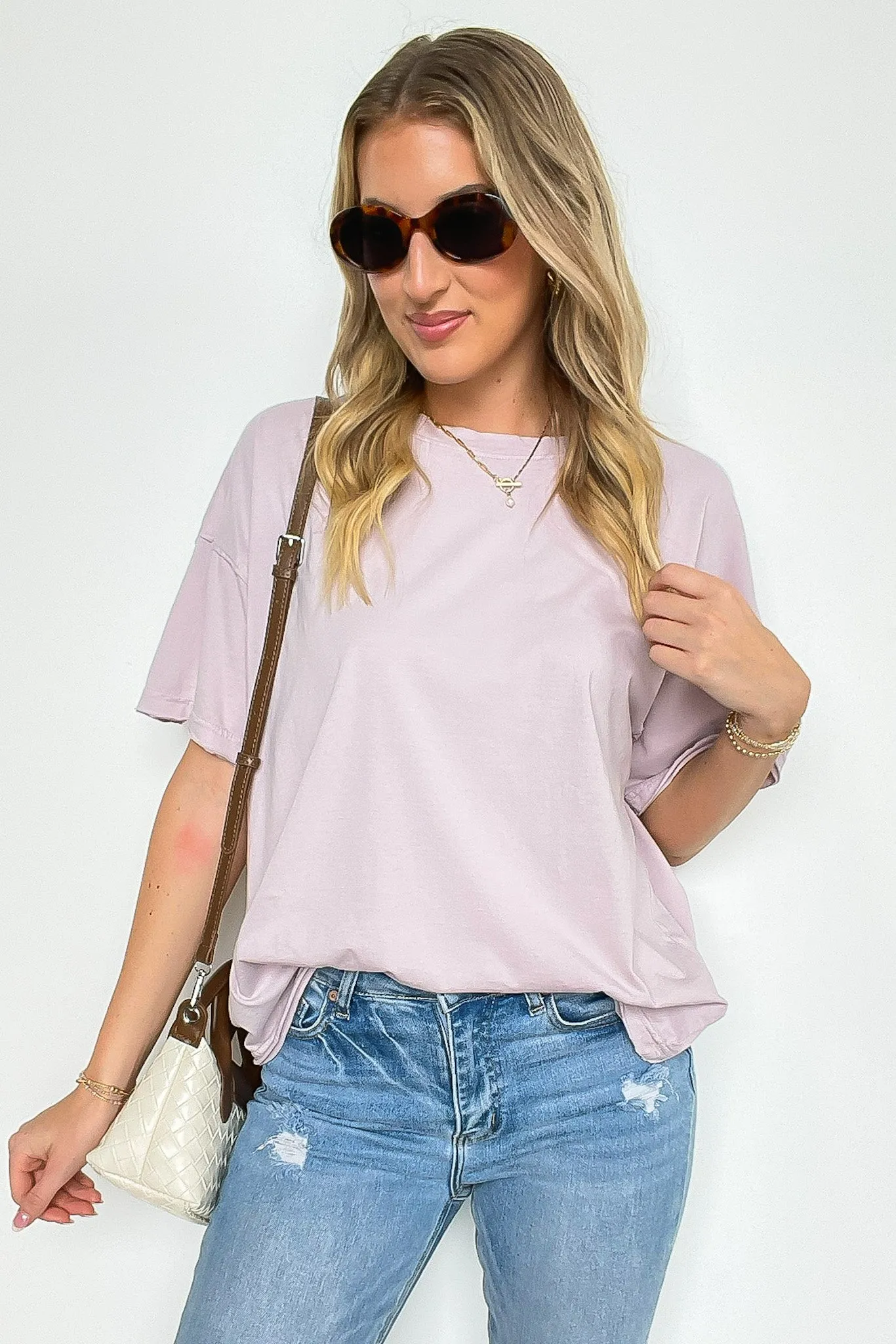 Sadie Mineral Wash Relaxed Fit Top