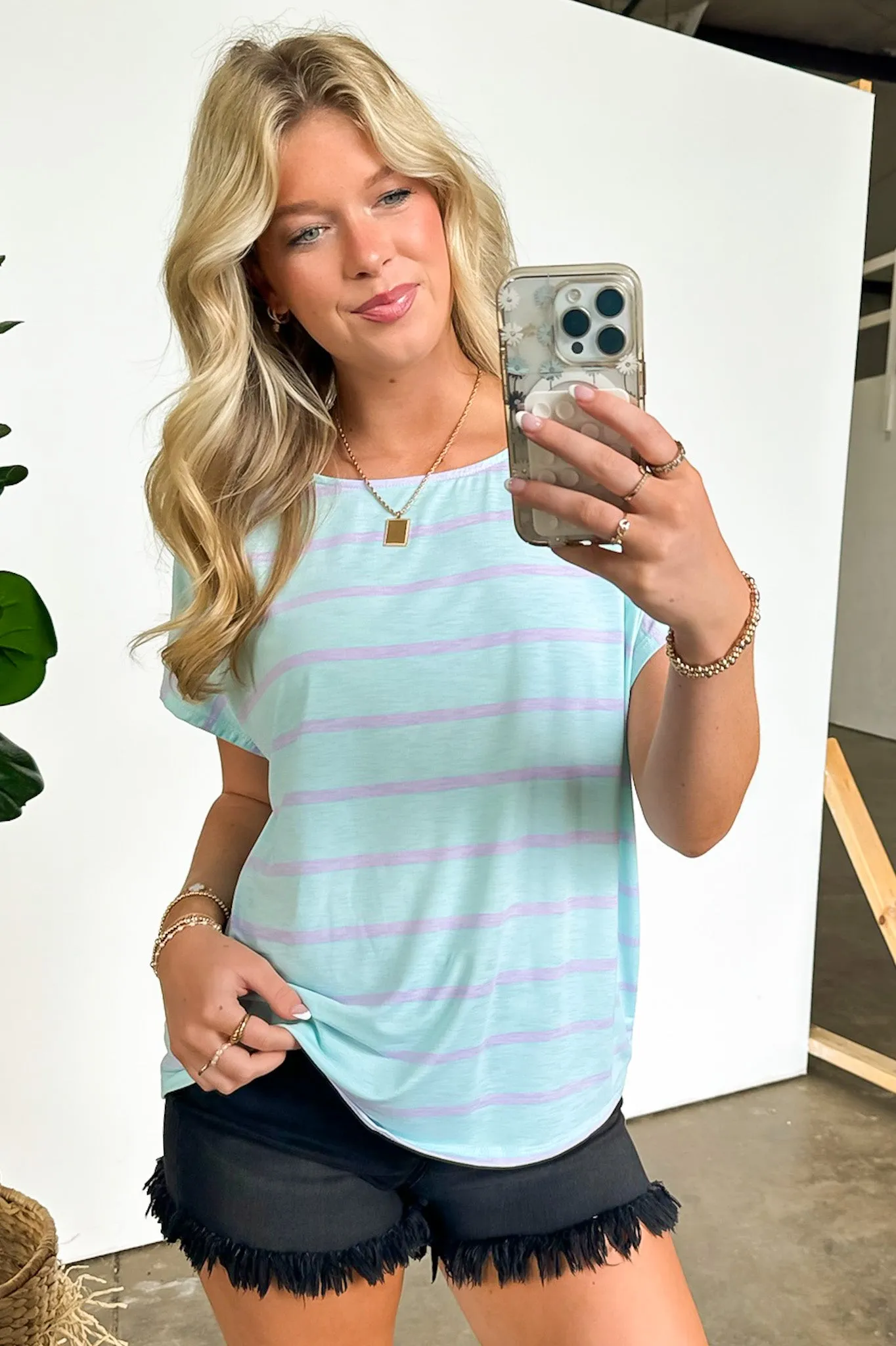 Selsey Striped Dolman Sleeve Top - FINAL SALE
