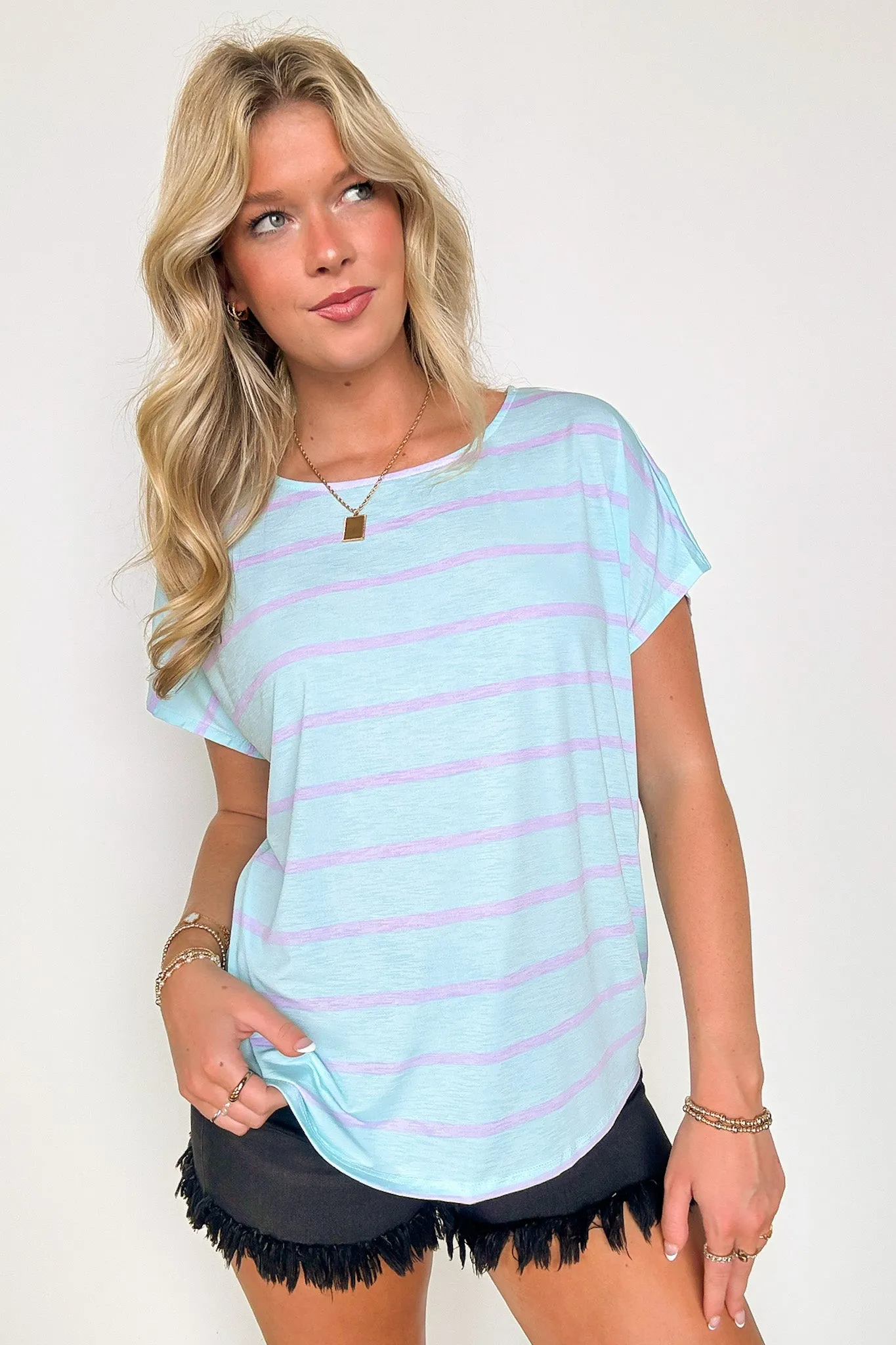 Selsey Striped Dolman Sleeve Top - FINAL SALE