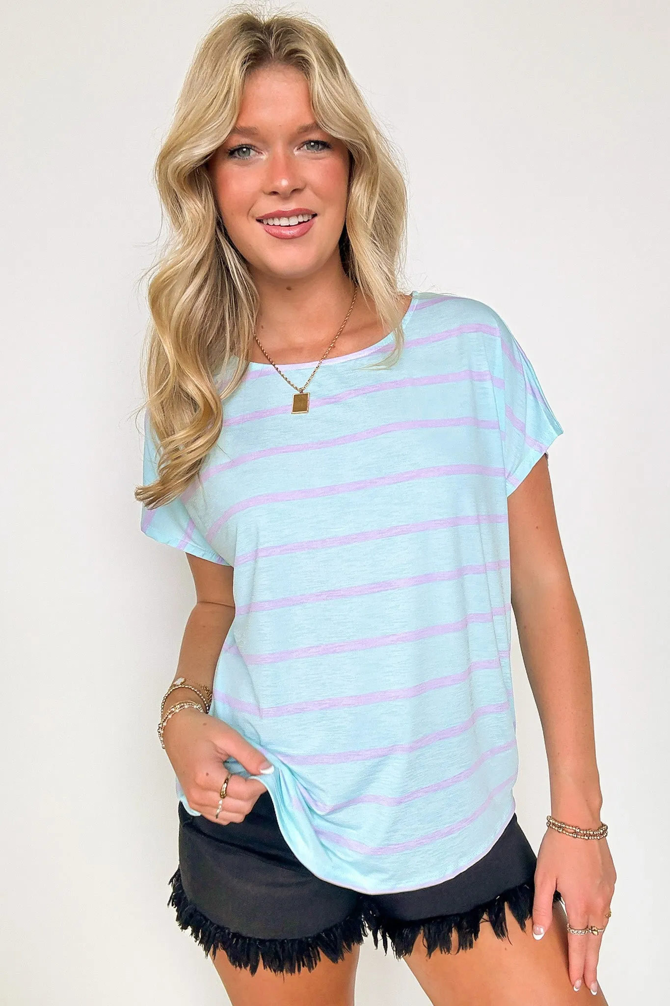 Selsey Striped Dolman Sleeve Top - FINAL SALE