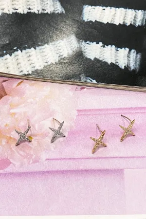 Shining On Crystal Star Earrings - FINAL SALE